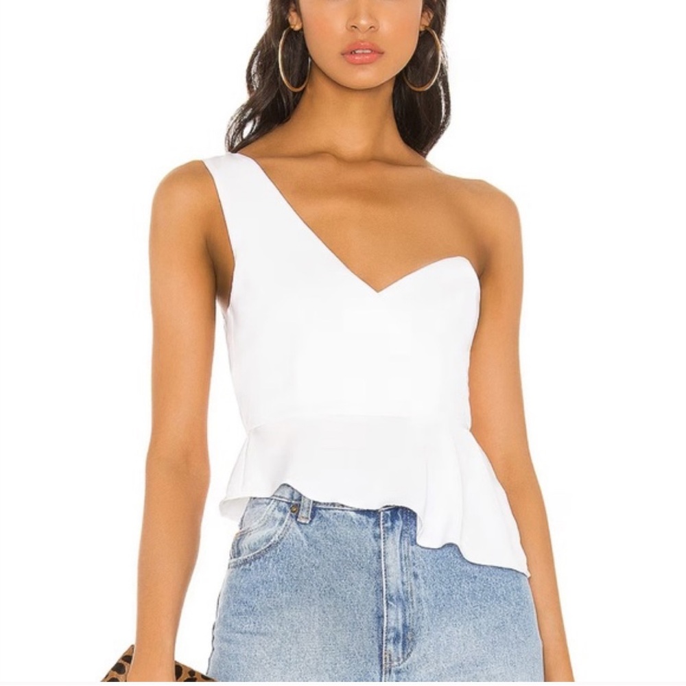 Superdown Carlie One Shoulder Top